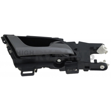 Help! By Dorman Interior Door Handle - Plastic Black Housing With Silver Lever Single - 81881