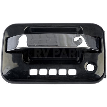 Help! By Dorman Exterior Door Handle - Plastic Silver Insert With Black Trim Single - 80199