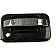 Help! By Dorman Exterior Door Handle - Plastic Silver Insert With Black Trim Single - 80200