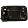 Help! By Dorman Exterior Door Handle - Plastic Silver Insert With Black Trim Single - 80200