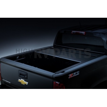 Pace Edwards Tonneau Cover Hard Manual Retractable Black Matte Aluminum - MFM2134-2