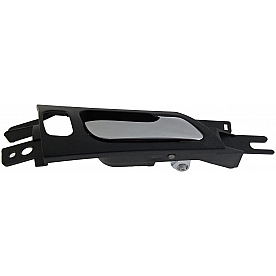 Help! By Dorman Interior Door Handle - Plastic Black Housing With Silver Lever Single - 81893