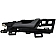 Help! By Dorman Interior Door Handle - Plastic Black Housing With Gray Lever Single - 81901