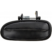 Help! By Dorman Exterior Door Handle - Plastic Black Single - 77648
