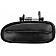 Help! By Dorman Exterior Door Handle - Plastic Black Single - 77648