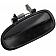 Help! By Dorman Exterior Door Handle - Plastic Black Single - 77648