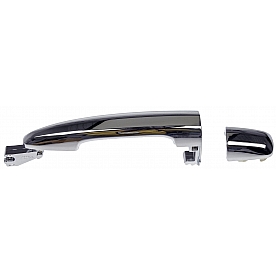 Help! By Dorman Exterior Door Handle - Plastic Silver Single - 82708