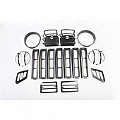 Rugged Ridge Exterior Trim Kit Black/ Silver - 1249503