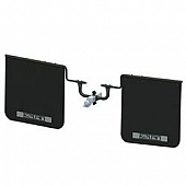 Kolpin Mud Flap Black Rubber Set Of 2 - 85300