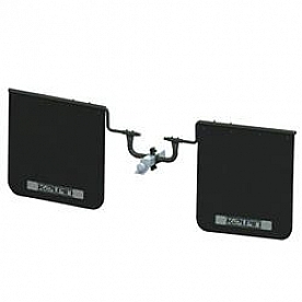 Kolpin Mud Flap Black Rubber Set Of 2 - 85300