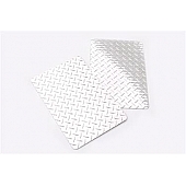Lund International Mud Flap Silver Aluminum Set Of 2 - 910MF