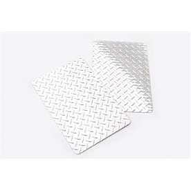 Lund International Mud Flap Silver Aluminum Set Of 2 - 910MF