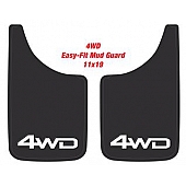 Plasticolor Mud Flap Fiberglass Reinforced Set Of 2 - 000546R01