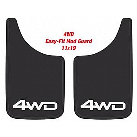 Plasticolor Mud Flap Fiberglass Reinforced Set Of 2 - 000546R01