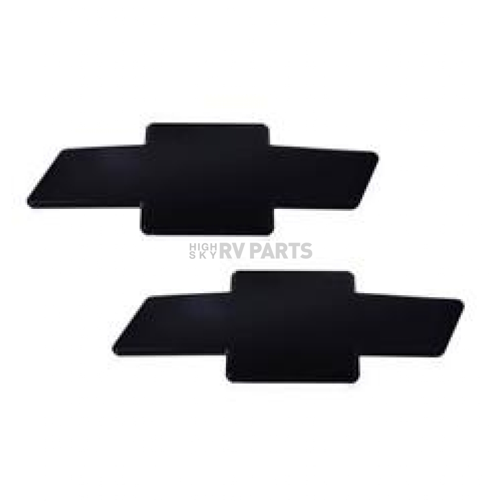 All Sales Emblem - Chevrolet Bow-Tie Black Aluminum - 96181K