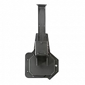 Rugged Ridge Spare Tire Carrier Tailgate Mount Aluminum Black - 1154652