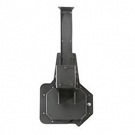 Rugged Ridge Spare Tire Carrier Tailgate Mount Aluminum Black - 1154652