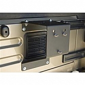 Rugged Ridge Spare Tire Carrier Tailgate Mount Steel Black - 1158501