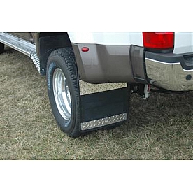 Owens Products Mud Flap Black Rubber Set Of 2 - 86001