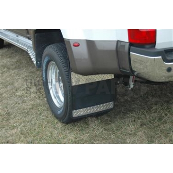 Owens Products Mud Flap Black Rubber Set Of 2 - 86001