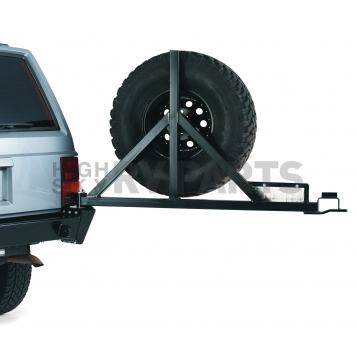 Warn Industries Spare Tire Carrier Steel Bumper Mount Silver - 63253-3