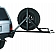 Warn Industries Spare Tire Carrier Steel Bumper Mount Silver - 63253