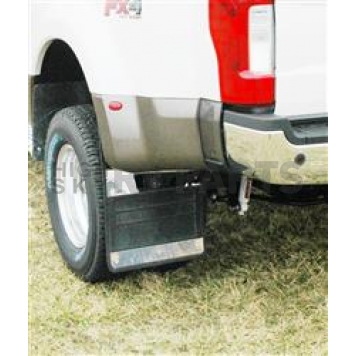 Owens Products Mud Flap Black Rubber Set Of 2 - 86002