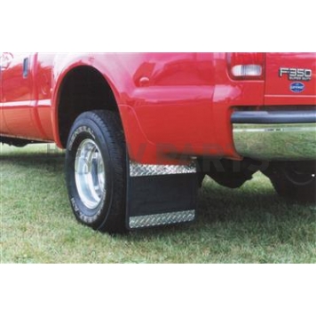 Owens Products Mud Flap Black Smooth Rubber Set Of 2 - 86RF105D