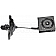 Dorman (OE Solutions) Spare Tire Hoist Black Steel - 924538