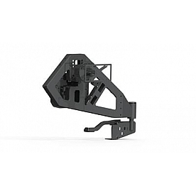 Road Armor Spare Tire Carrier Road Armor Stealth Bumper Mount  Black - 518RTC0B