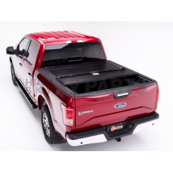 BAK Industries Tonneau Cover Hard Folding Black Fiberglass - 772337-1