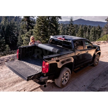 BAK Industries Tonneau Cover Hard Roll-Up Black Matte Aluminum/ Vinyl - 79100-4