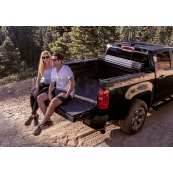 BAK Industries Tonneau Cover Hard Roll-Up Black Matte Aluminum/ Vinyl - 79100-5