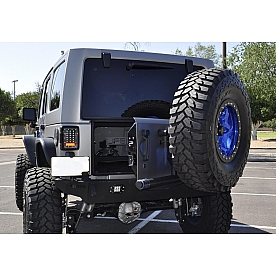 Addictive Desert Designs Spare Tire Carrier Hammer Black - 95912NA01N