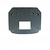 Paramount Automotive Spare Tire Carrier Reinforcement Bracket Black Textured Steel - 518401