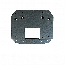 Paramount Automotive Spare Tire Carrier Reinforcement Bracket Black Textured Steel - 518401