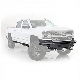 Smittybilt Running Board - Truck Wheel To Wheel Black Painted Steel - 616923