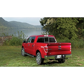 Leer Tonneau Cover Hard Tilt-Up Brilliant Silver Fiberglass - 66FF09UI