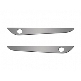 American Car Craft Door Panel Insert - Brushed Silver For Lower Half Door - 041019