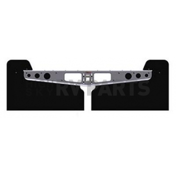 ACCESS Covers Mud Flap - Flat Black Smooth Milled Set Of 2 - A10200313