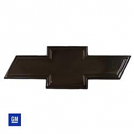 All Sales Emblem - Chevrolet Bow-Tie Black Aluminum - 96090K