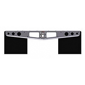 ACCESS Covers Mud Flap - Flat Black Smooth Milled Set Of 2 - A1020051