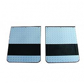 Go Industries Mud Flap - Black Set Of 2 - D70733SET