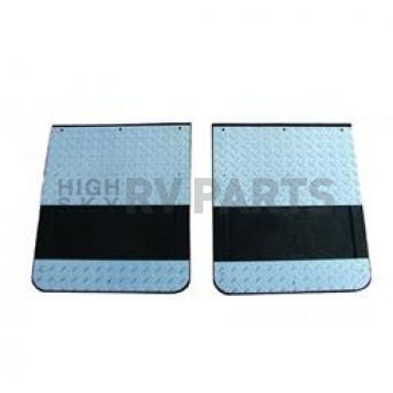 Go Industries Mud Flap - Black Set Of 2 - D70733SET