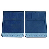 Go Industries Mud Flap - Black Rubber Set Of 2 - D70736SET