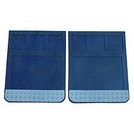 Go Industries Mud Flap - Black Rubber Set Of 2 - D70736SET