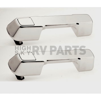 All Sales Exterior Door Handle -  Polished Aluminum Set Of 2 - 301