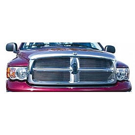 T-Rex Truck Products Grille Insert - Horizontal Bar Rectangular Polished Aluminum - 20460