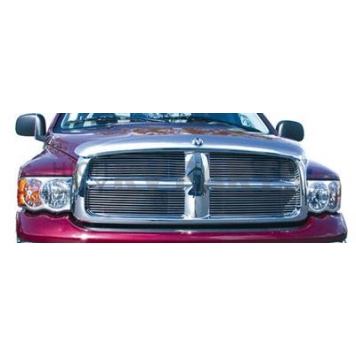 T-Rex Truck Products Grille Insert - Horizontal Bar Rectangular Polished Aluminum - 20460