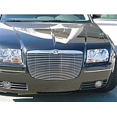 T-Rex Truck Products Grille Insert - Horizontal Bar Trapezoid Polished Aluminum - 20472